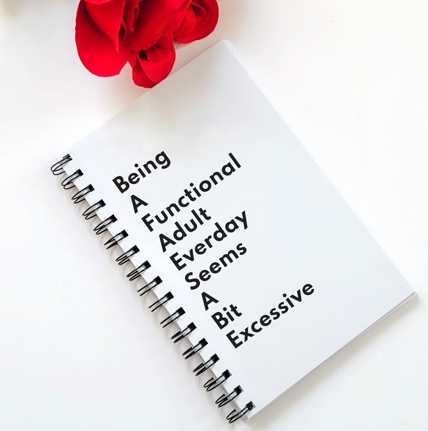Undated Daily Planner - Being A Functional Adult Everyday Seems A Bit Excessive